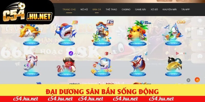 Đại dương săn bắn sống động