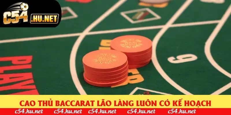 Cao thủ baccarat lão làng luôn có kế hoạch