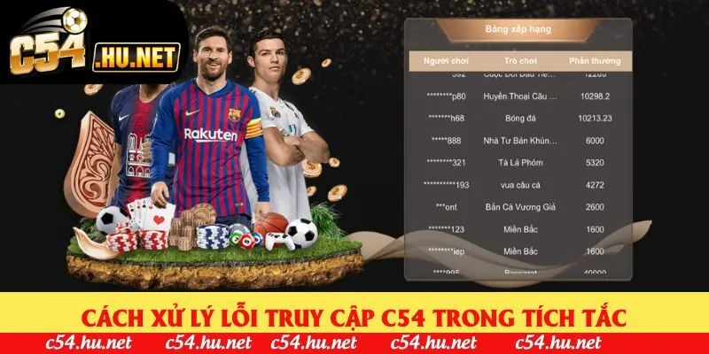 Cách xử lý lỗi truy cập C54 trong tích tắc