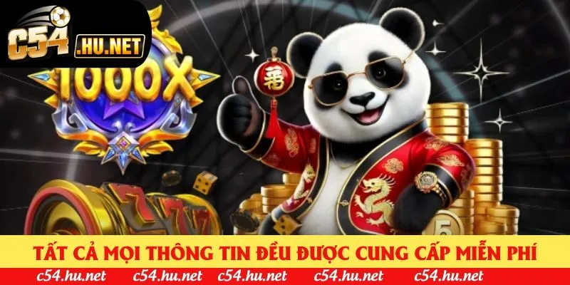 Tất cả mọi thông tin đều được cung cấp miễn phí